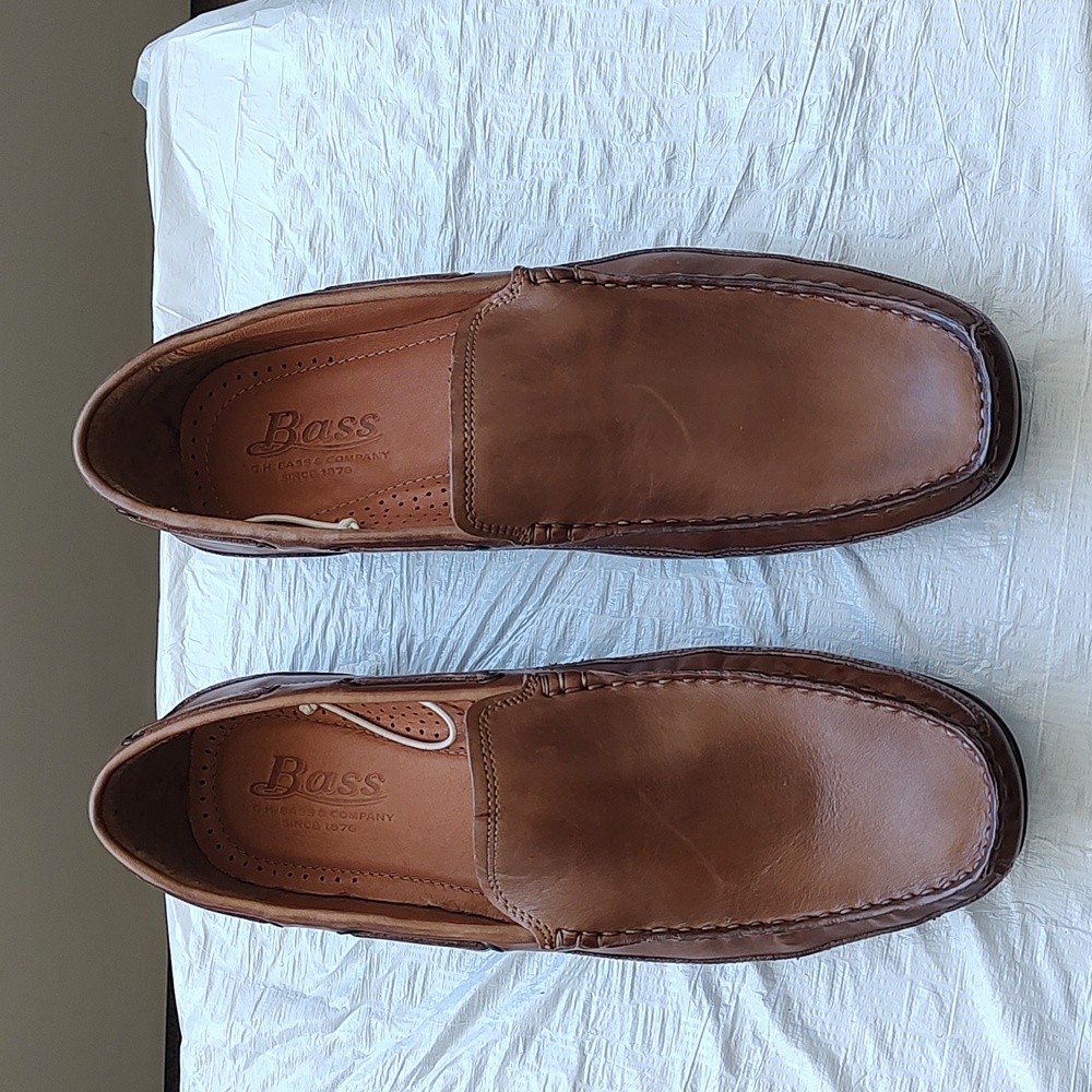 Bass Hank Men's Brown Slip-On Shoes Size 12 NWT  Make An Offer